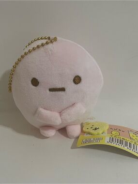 San-X Sumikkogurashi Small Keychain Plush Pink Tapioca